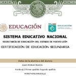 Descarga gratuita de certificados SEP de primaria y secundaria